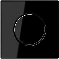 Лицевая панель Jung LS990 для светорегулятора поворотного черный картинка